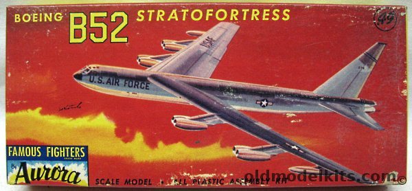 Aurora 1/270 Boeing B-52 Stratofortress, 494-49 plastic model kit